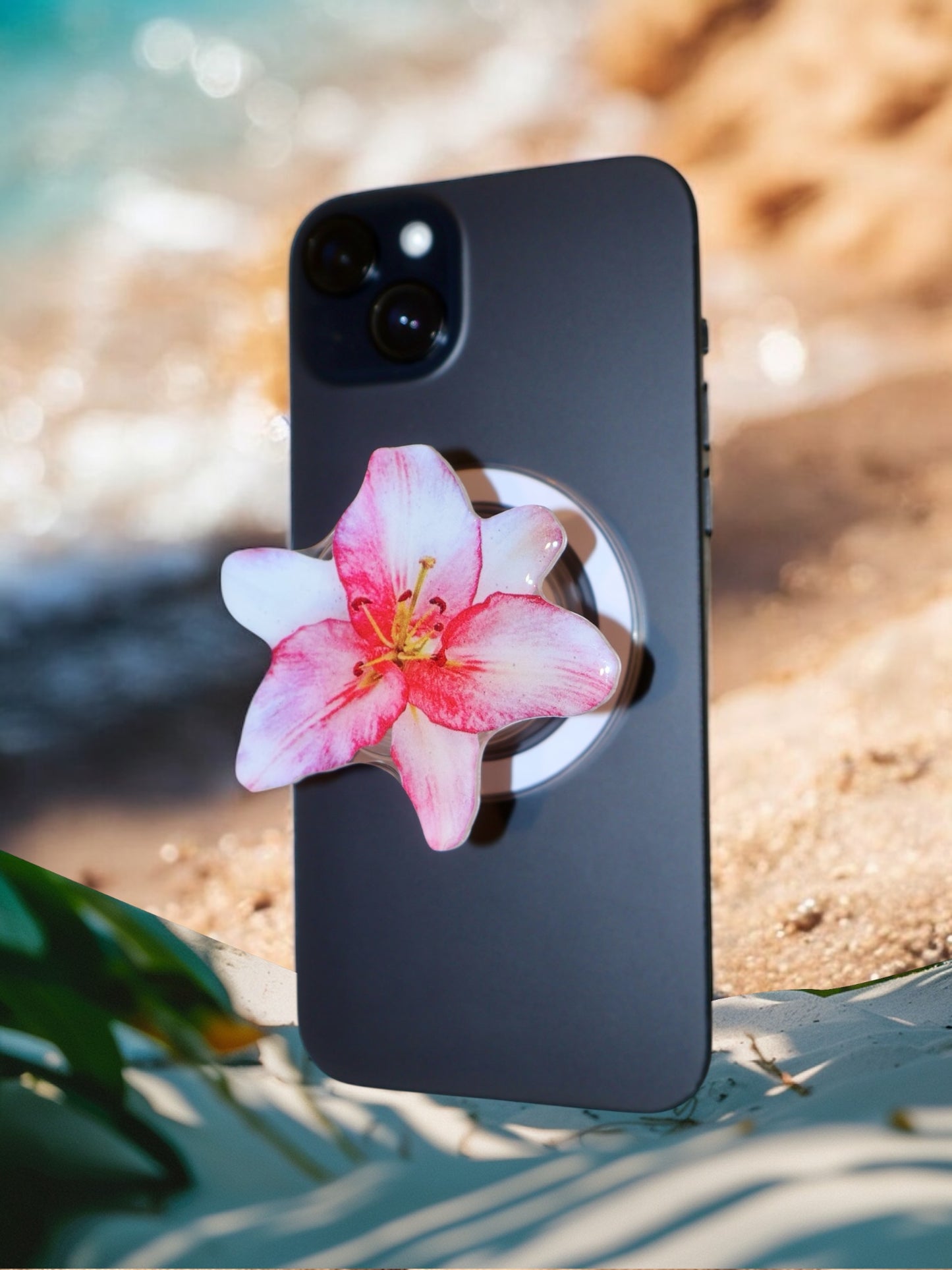Blush Lily Magsafe Grip