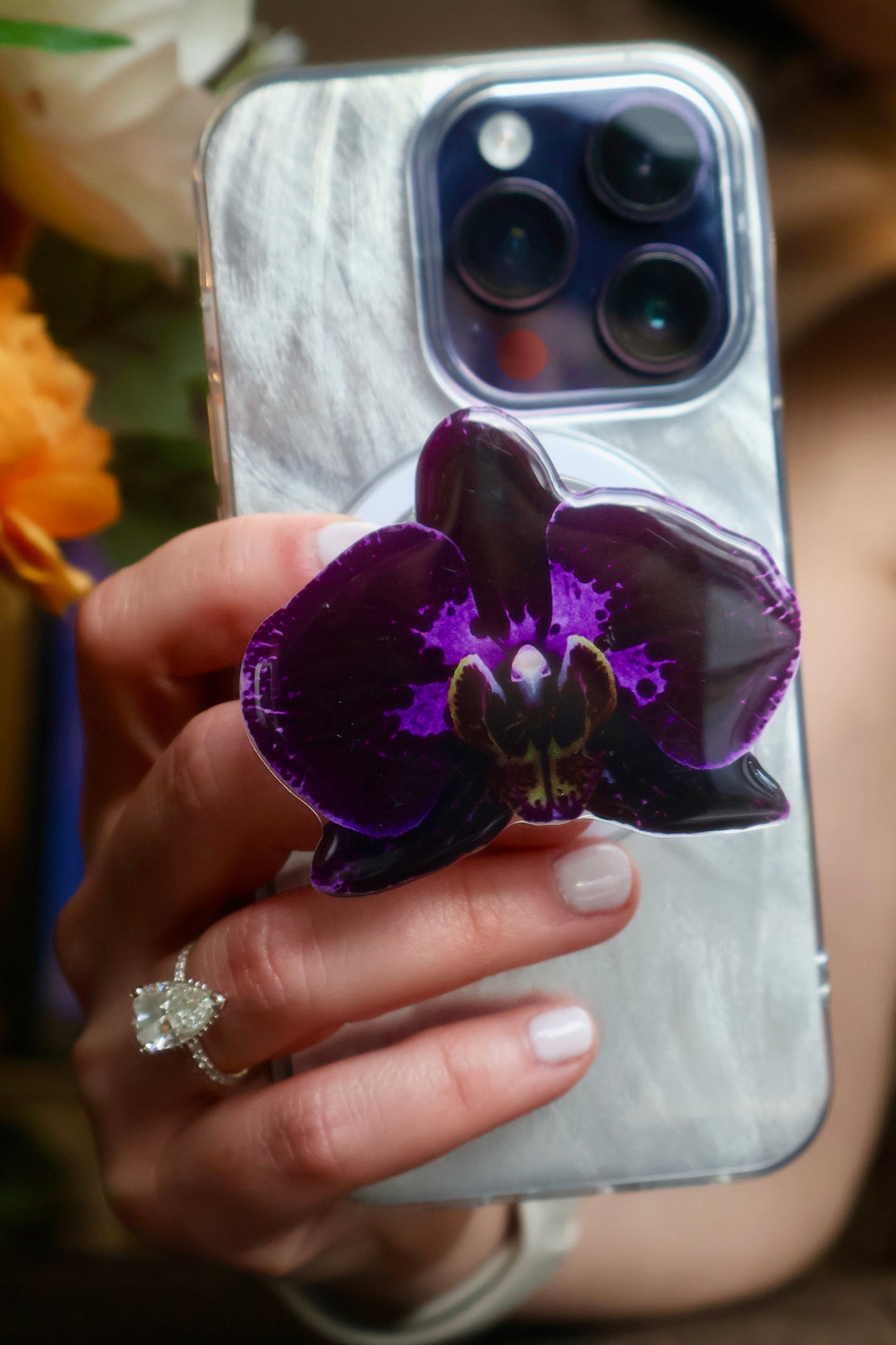 Royal Purple Orchid Magsafe Grip