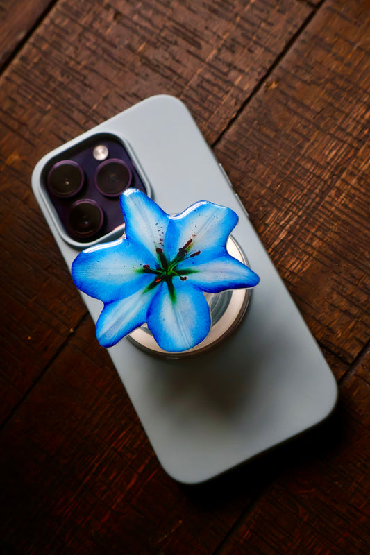 Ocean Blue Orchid Magsafe Grip